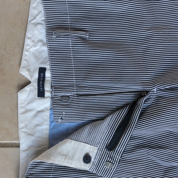 Lands End Fit2 Cotton Pincord Slim Pants - Picture 2 of 6